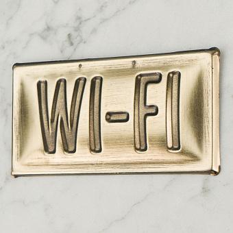Brass Sign Wi-Fi