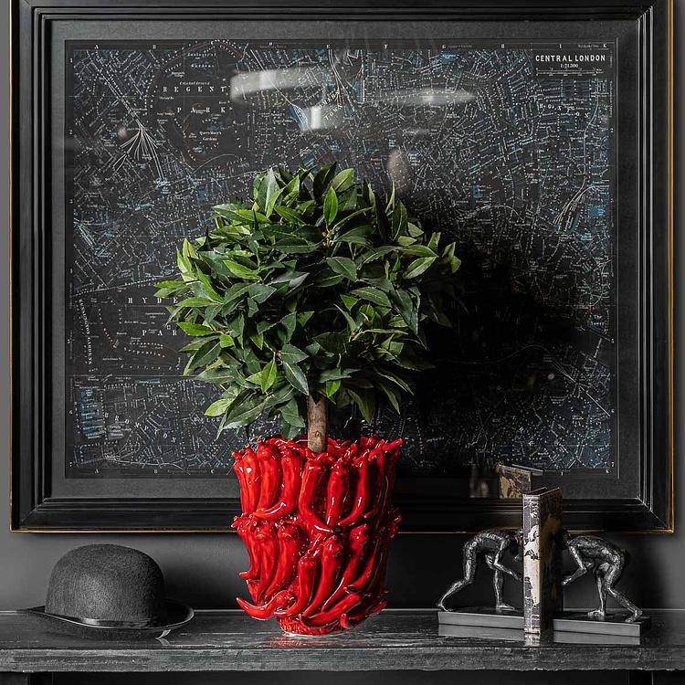 Чёрный котелок, 59 размер Black Bowler Hat, Size 59