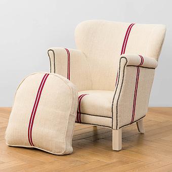 Кресло Turner Armchair хлопок Old Flour Bag 4