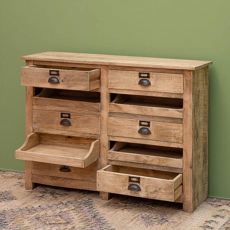 Комод из дерева манго Манчестер, 6 ящиков Manchester Chest With 6 Drawers Mango Wood