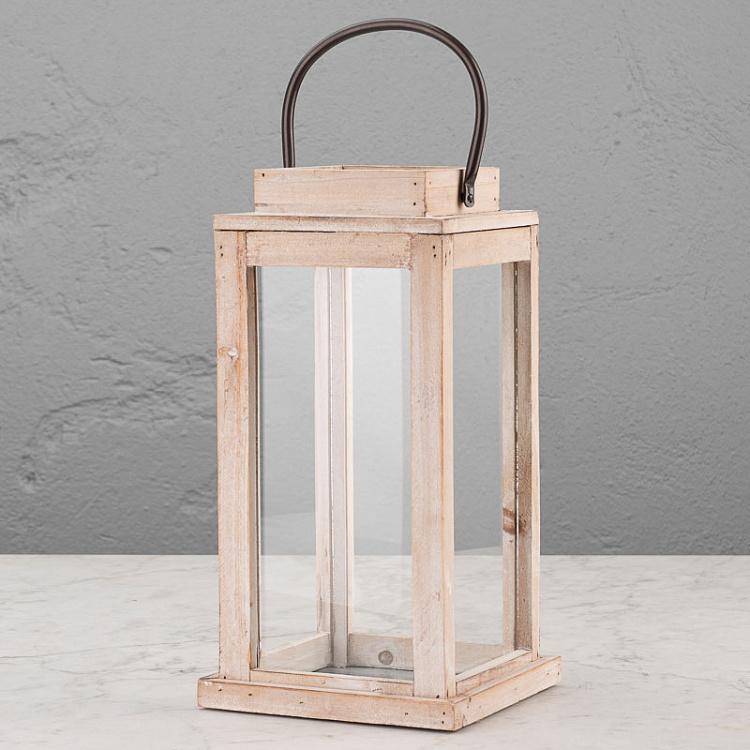 Набор из двух подсвечников Род-Айленд Set Of 2 Lanterns Rhode Island White Brushed