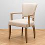 Стул Mami Dining Chair With Arms, Oak Sandwashed