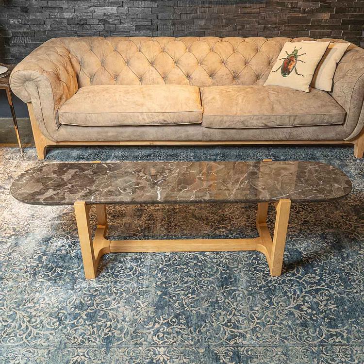 Высокий журнальный стол Каменный лист F303 Stoneleaf Coffee Table Tall