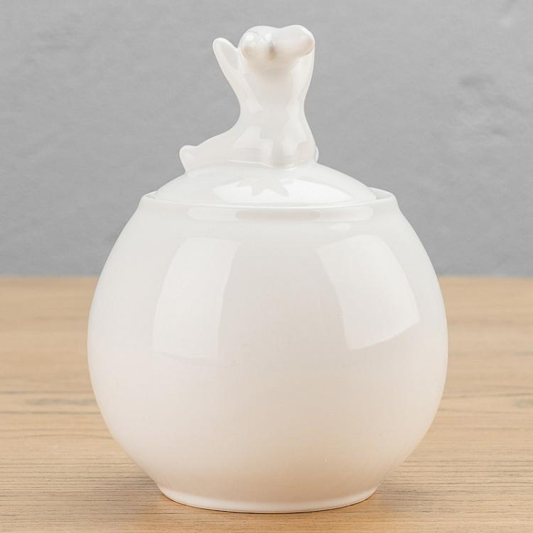 Сахарница с кроликом на крышке Rabbit On The Lid Sugar Bowl