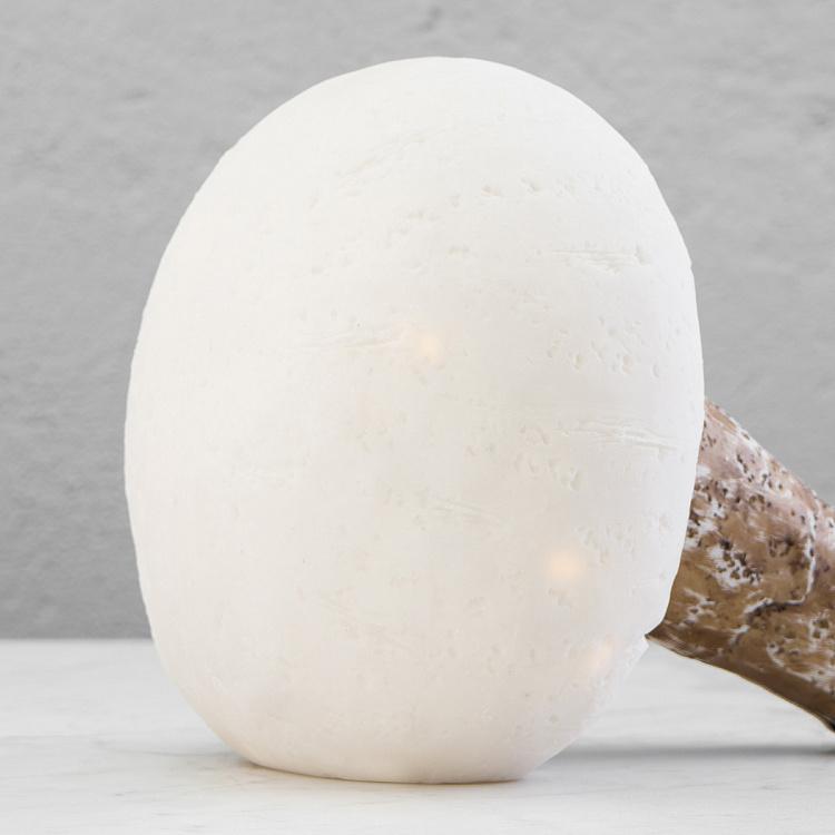 Настольная лампа с led-гирляндой внутри Гриб упавший Fall Down Mushroom Lamp Led Garland