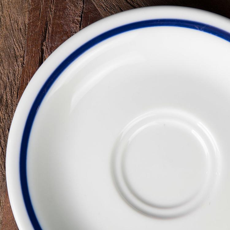 Кофейная пара Синяя полоска Filo Blue Coffee Cup And Saucer