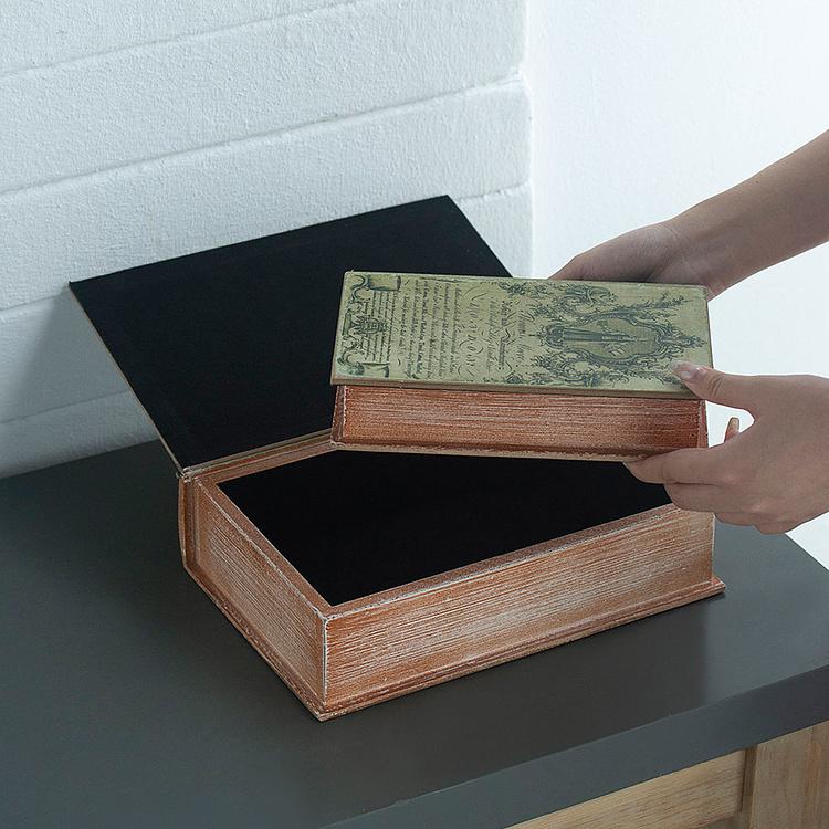 Набор из двух шкатулок Старая Англия Set Of 2 Book Boxes Old England