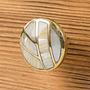 Мебельная ручка Art Deco Solid Brass Pearl Knob