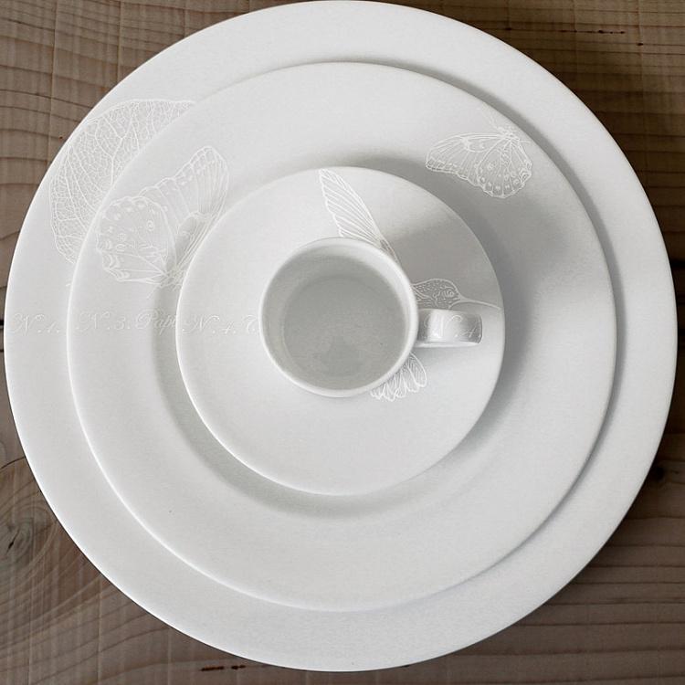 Кофейная пара Белое на Белом Bianco And Bianco Coffee Cup And Saucer