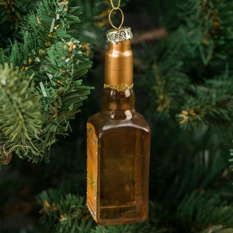 Ёлочная игрушка Текила Glass Hanger Tequilla Bottle 10 cm