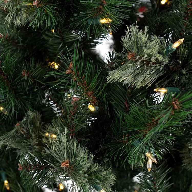 Искусственная новогодняя ёлка с led-гирляндой, 225 см 550 Led Light Pine Tree Green 225 cm