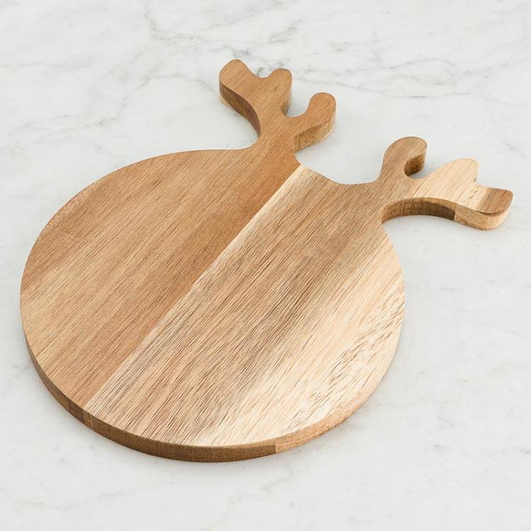 Разделочная доска в форме головы оленя Deer Head Board