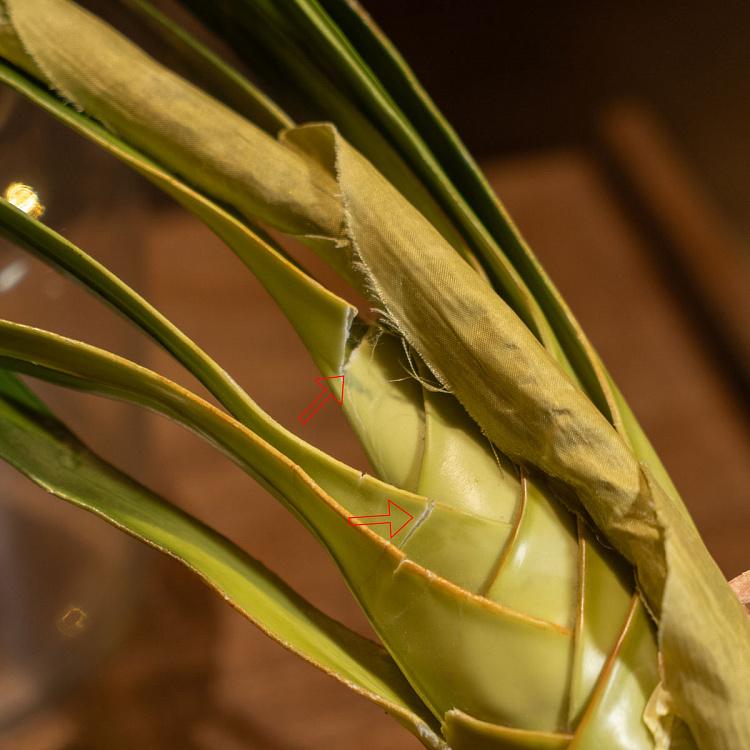 Искусственная Орхидея Цимбидиум белая дисконт Orchidee Cymbidium White 80 cm discount