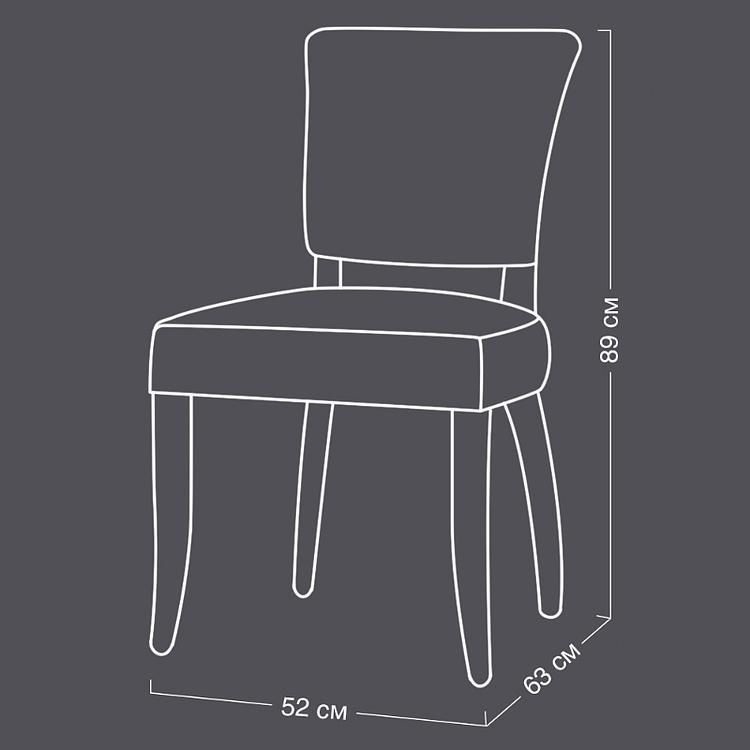 Стул Мими, тёмные ножки дисконт4 Mimi Dining Chair, Antique Wood discount4