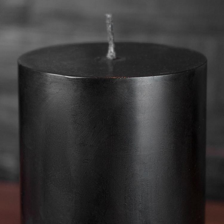 Аромасвеча ручной работы с запахом кожи в коробке, S Pillar Candle With Box Leather Scent Small
