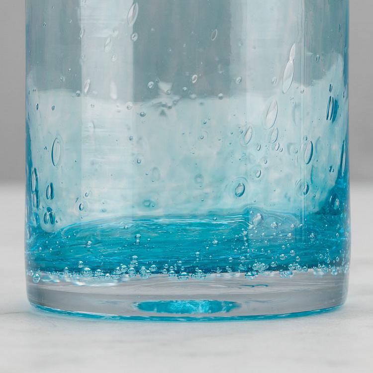 Лазурно-голубой стакан Пузырьки Bulle Craft Whisky Gobelet Bleu Azur