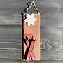Новогодняя подвеска Wall Decoration Wooden With Skis And Snowflakes 24 cm
