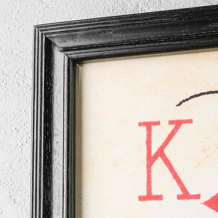 Картина-принт Бубновый Король Cards Konig Diamonds