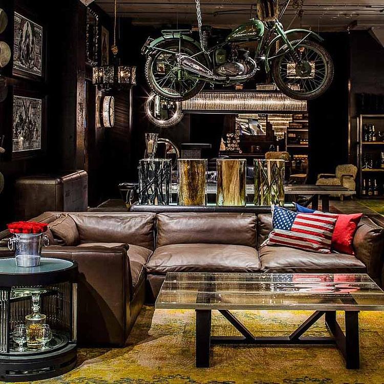 Угловой модульный кожаный диван Зенна 2, S Zenna Group Small 2 Leather