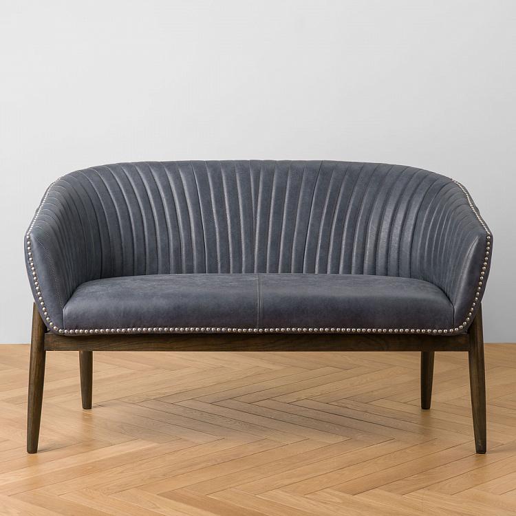 Двухместный диван Жюли, ножки цвета тёмный ясень Julie 2 Seater, Ash Brown