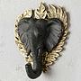 Декоративный крючок Elephant Hook Black And Gold