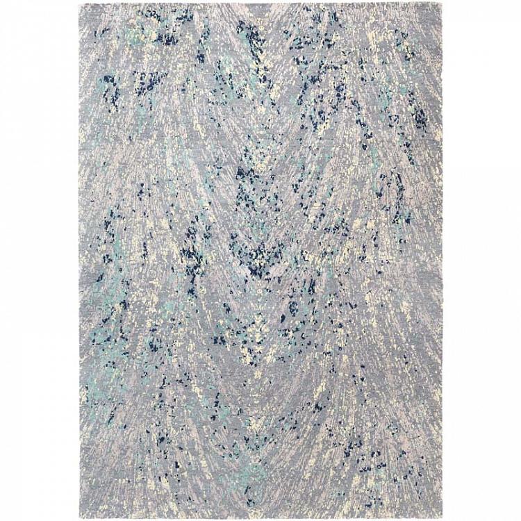 Ковёр с коротким ворсом Серые перья Magic Feathers Grey