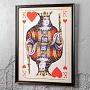 Картина-принт Cards Konig Hearts