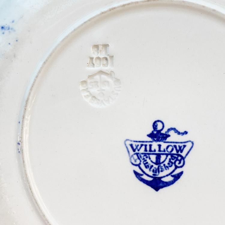 Винтажная тарелка Ива, L Vintage Plate Willow Large