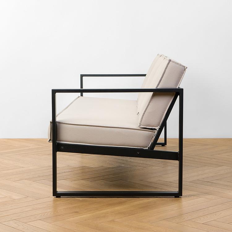 Трёхместный садовый диван Этика Ethic 3 Seater, Black