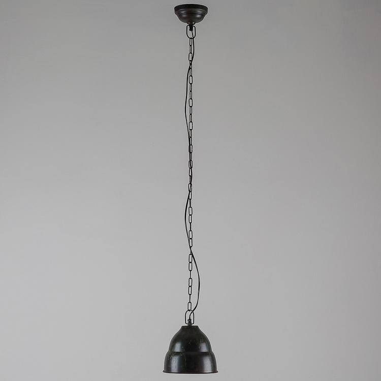 Подвесной светильник Брассерия медно-синего цвета Lamp Blue and Verdigris