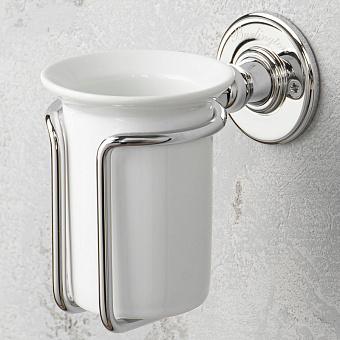 Tumbler Holder Chrome And White