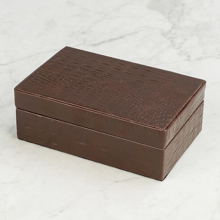 Кожаная шкатулка Бонд, S Bond Leather Box Small
