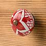 Мебельная ручка Red Columbine Floral Ceramic Knob