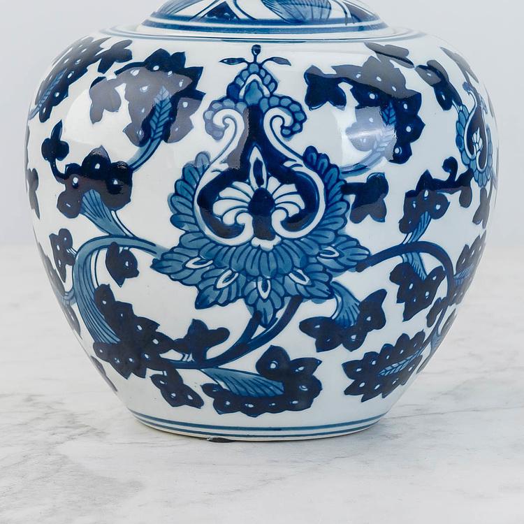 Ваза Луук с крышкой и ручной росписью  Lidded Vase Luuk Hand Painted