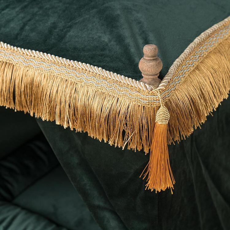 Зелёная кровать для собак/кошек Эдвард Edward Pet Palace, Royal Green