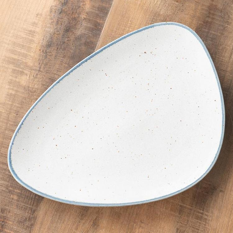 Треугольная тарелка Органика Море, L Organica Mare Triangular Plate Large
