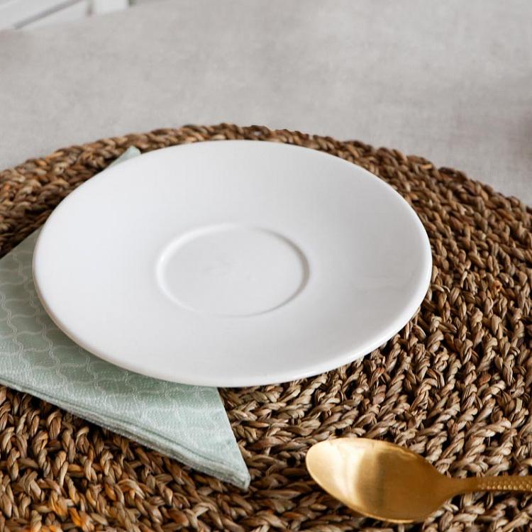 Белое блюдце, M Saucer White Medium