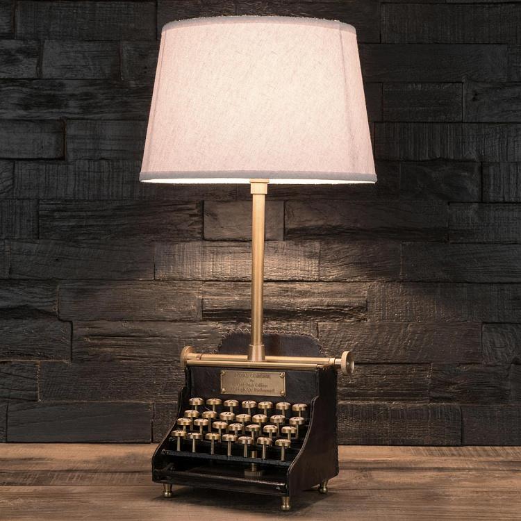 Абажур из льна серо-белого цвета, 25 см Lamp Shade In Linen Ecru 25 cm