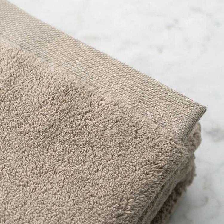 Дымчато-бежевое махровое банное полотенце Олимпия 100x180 см Olympia Body Towel Vapour 100x180 cm