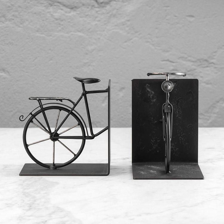 Набор из двух держателей для книг Велосипед Bookend Bike