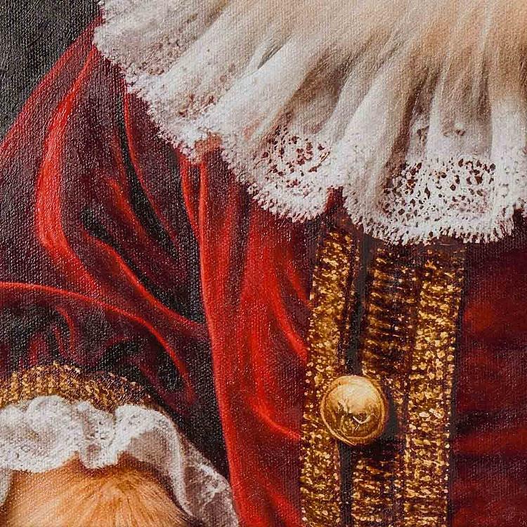 Картина Шпиц 2, холст, акрил Canvas Acrylic Painting Pomeranian 2