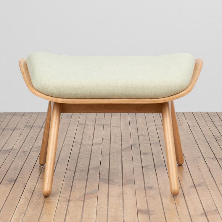Банкетка Читатель, светлые ножки The Reader Ottoman, Oak