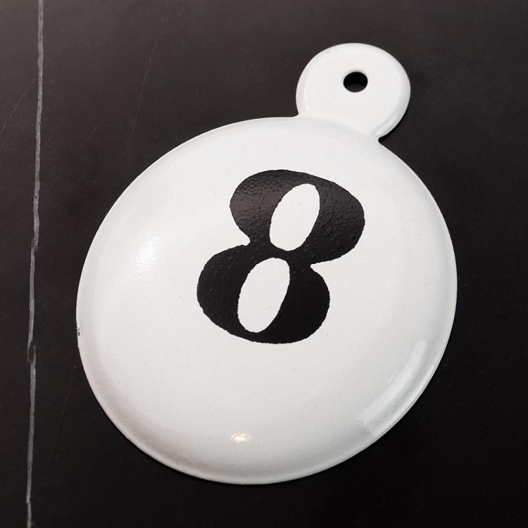 Подвесная металлическая цифра 8 Hanging Number 8