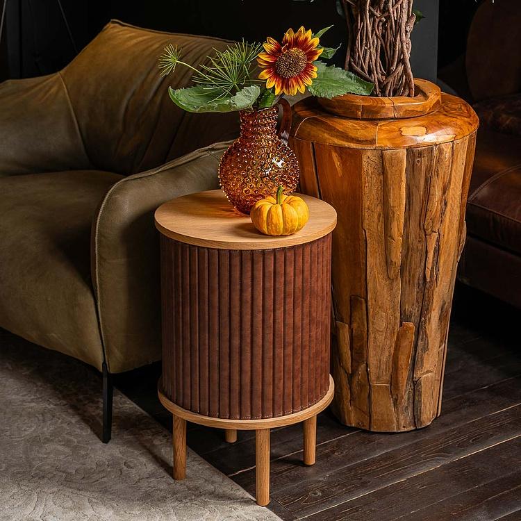 Янтарный кувшин Диамант  Pitcher Hobnail Amber Color Large