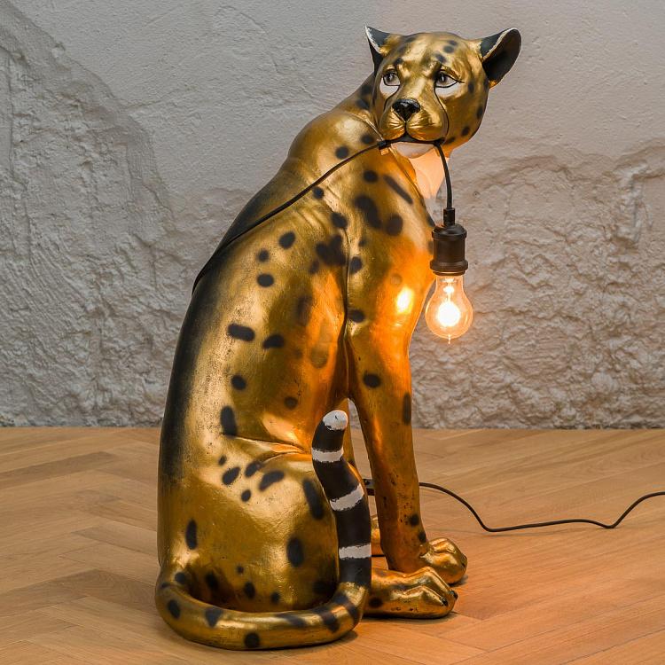 Напольный светильник Леопард Леопольд Floor Lamp Golden Leopold