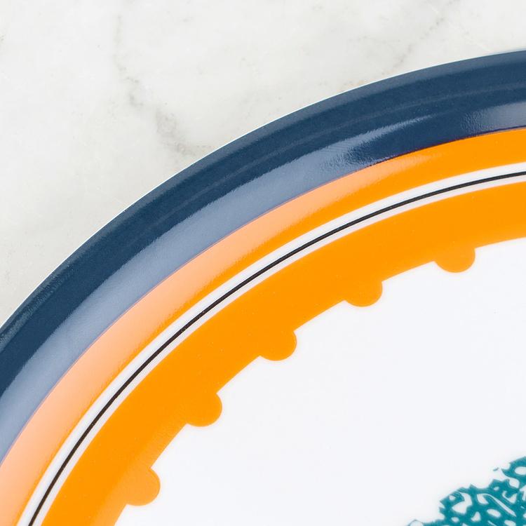 Тарелка для пиццы Красивая страна Восхитительная Bel Paese Pizza Plate La Deliziosa