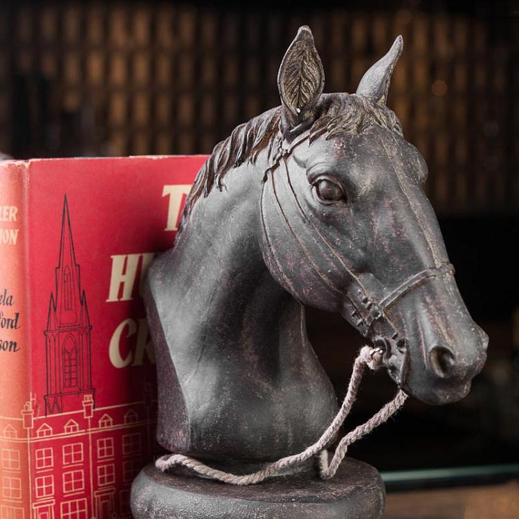 Набор из двух держателей для книг Кони 1 Bookend Horse Heads 1