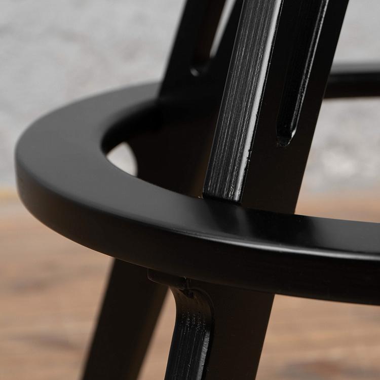 Бежевый высокий барный стул Бык Bull Barstool High Natural/Black