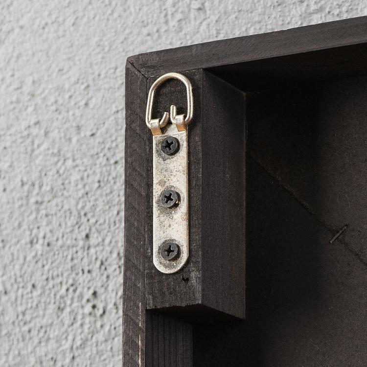 Овальные настенные часы в прямоугольной раме Эпсли Хаус Apsley House Oval Clock In Rectangular Frame