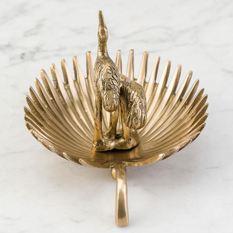 Подставка для мелочей и украшений Птицы на листке Leaf With Birds Trinket Tray